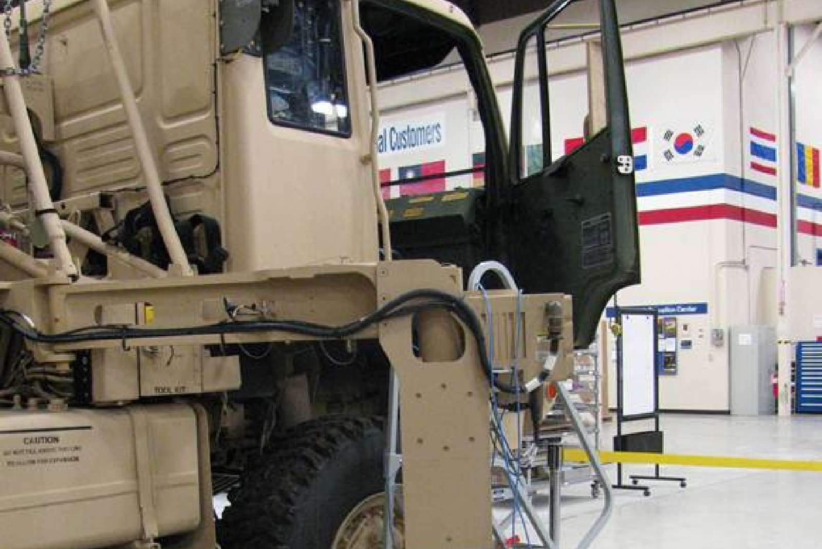 Aerospace and Military ray of light near body of water